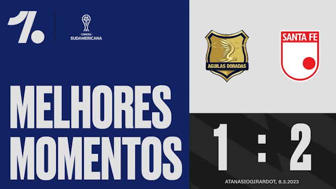 Imagem de visualização para Melhores momentos: Águilas Doradas x Independiente Santa Fe (CONMEBOL Sul-Americana)