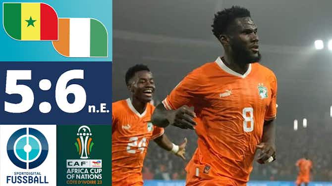 Vorschaubild für Kessié bewahrt nerven! Gastgeber wirft Titelverteidiger aus dem Turnier | Senegal - Elfenbeinküste