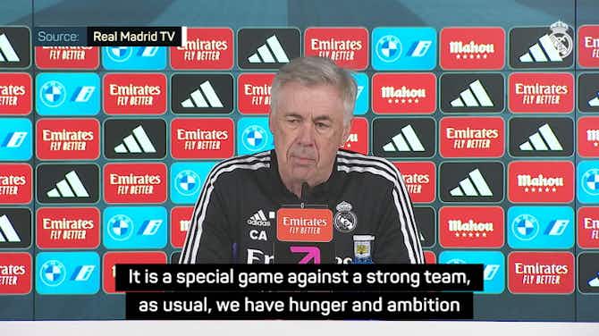Preview image for Ancelotti preparing for the Madrid derby in a 'special way'
