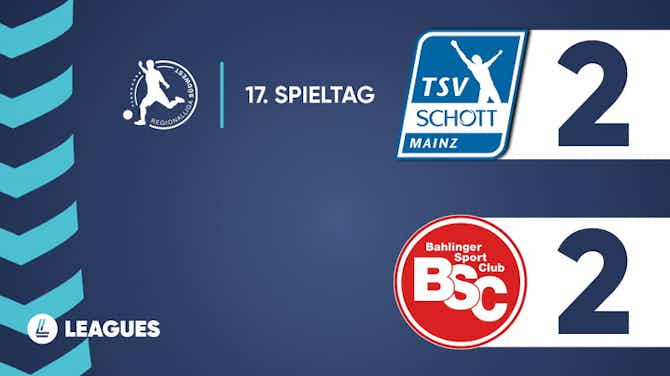 Vorschaubild für Regionalliga Südwest - Schott Mainz 2:2 Bahlinger SC