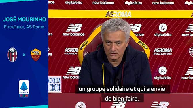 Image d'aperçu pour 15e j. - Mourinho élogieux envers son groupe