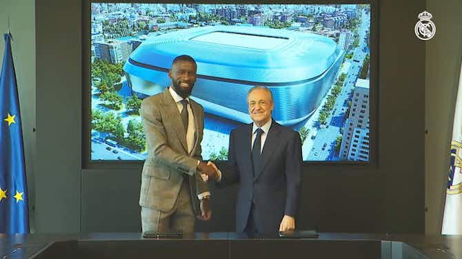 Preview image for Behind The Scenes: Antonio Rüdiger's presentation as a Real Madrid player