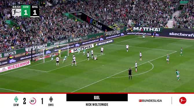 Imagen de vista previa para Werder Bremen - Borussia M’Gladbach 2 - 1 | GOL - Nick Woltemade