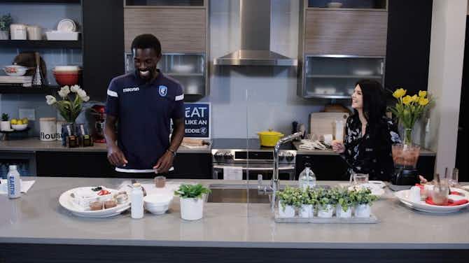 Preview image for Eat Like and Eddie Ep. 1: “Fuelling Family Fun with Tomi Ameobi.”