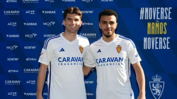 Imagen de vista previa para Akim Zedadka y Raúl Guti presentados con el Real Zaragoza