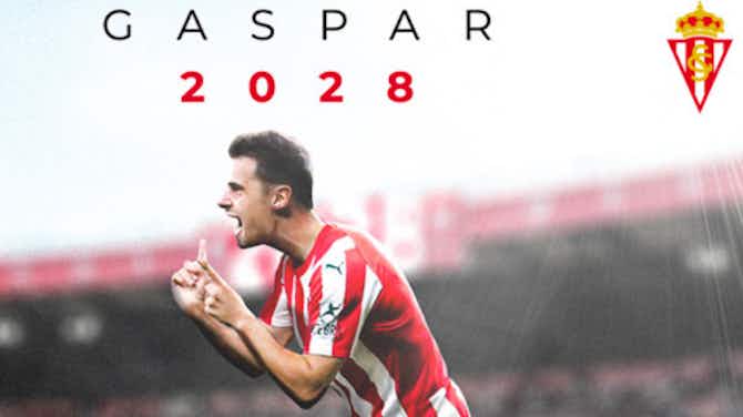 Imagen de vista previa para OFICIAL: Gaspar Campos renueva con el Real Sporting hasta 2028