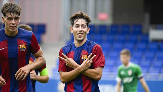 Preview image for Barcelona working to activate two-year extension for 18-year-old La Masia starlet