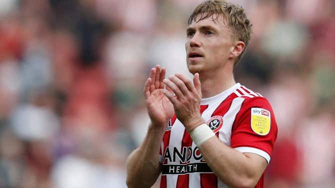 Preview image for Sheffield United’s Ben Osborn issues two-word response to Dimitri Payet wonder-strike