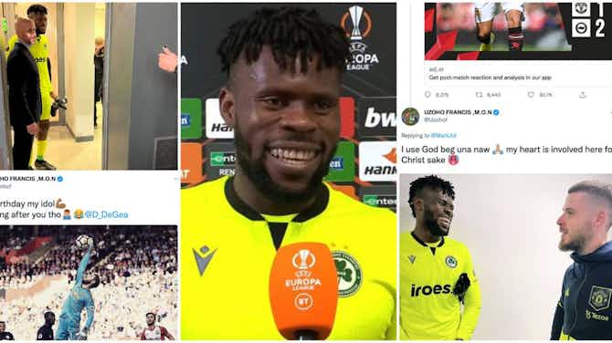Preview image for Francis Uzoho: Omonoia goalkeeper's old tweets about Man Utd are just lovely