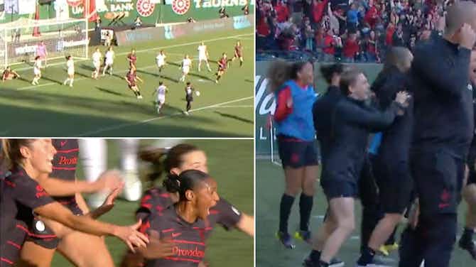 Preview image for Crystal Dunn scores fairytale winner for Portland five months after giving birth