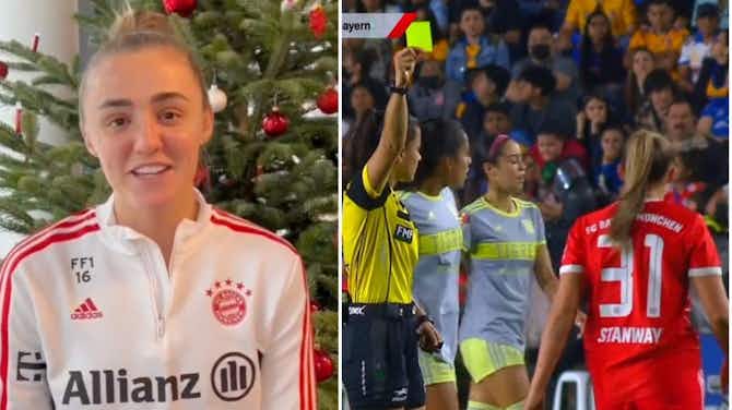Preview image for Bayern Munich's Georgia Stanway breaks New Year's resolution straight away