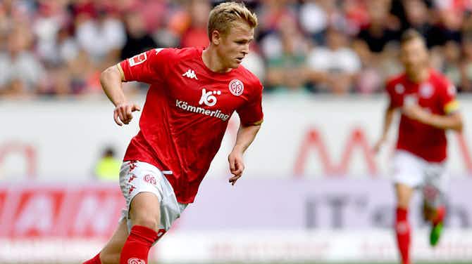 Vorschaubild für 1. FSV Mainz 05: Henriksen lobt herausragenden Jonathan Burkardt