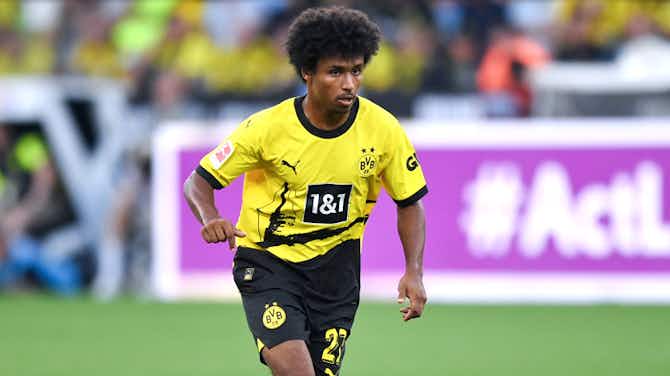 Vorschaubild für Borussia Dortmund: Karim Adeyemi kassiert die Gelb-Rote Karte