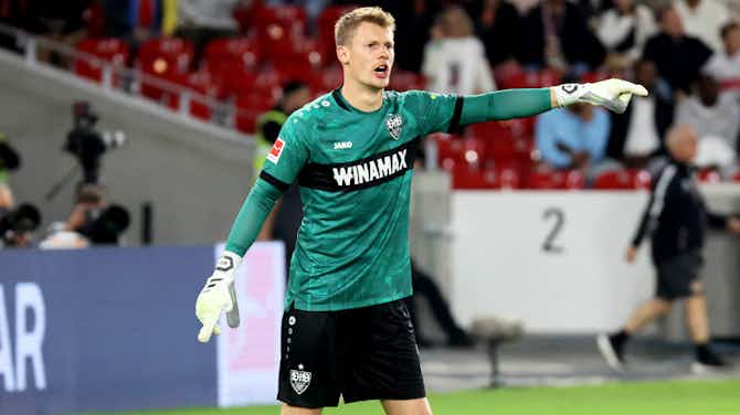 Vorschaubild für VfB Stuttgart: Alexander Nübel peilt Rückkehr gegen Darmstadt an