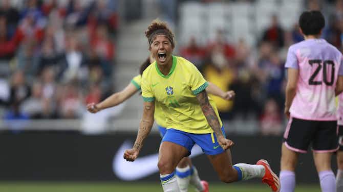 Imagen de vista previa para Cristiane celebra gol contra o Japão: "Explodi de emoção"