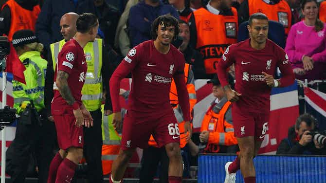 Preview image for Liverpool 2-0 Rangers: Under-fire TAA nets stunning free-kick in much-needed win for Klopp’s men