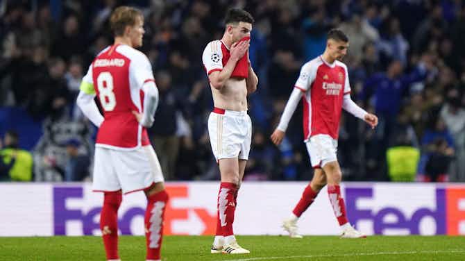 Preview image for Arsenal show old Champions League frailties as last-16 veterans Porto punish tentative Gunners