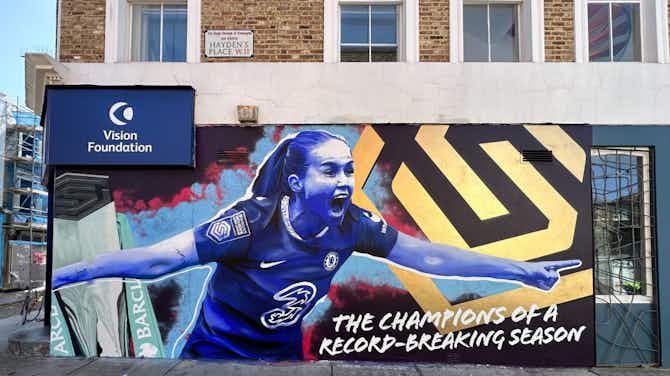 Preview image for ‘The champions of a record-breaking season’ – Special Chelsea title mural commissioned