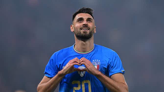 Preview image for Vincenzo Grifo shines for Italy against Albania, Simone Pafundi makes history
