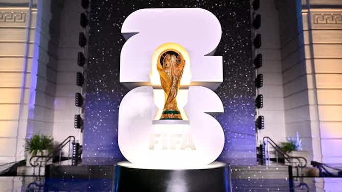Vorschaubild für FIFA stellt Logo für die Weltmeisterschaft 2026 vor