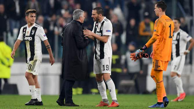 Vorschaubild für Mourinho buhlt mit Roma um Juve-Duo Bonucci und Kostic