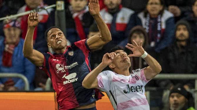 Imagen de vista previa para Yerry Mina no perdonó a Juventus: anotó gol en empate del Cagliari