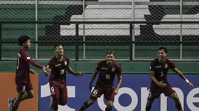 Imagem de visualização para Sul-Americano Sub-20: com gol de pênalti, Venezuela vence o Equador