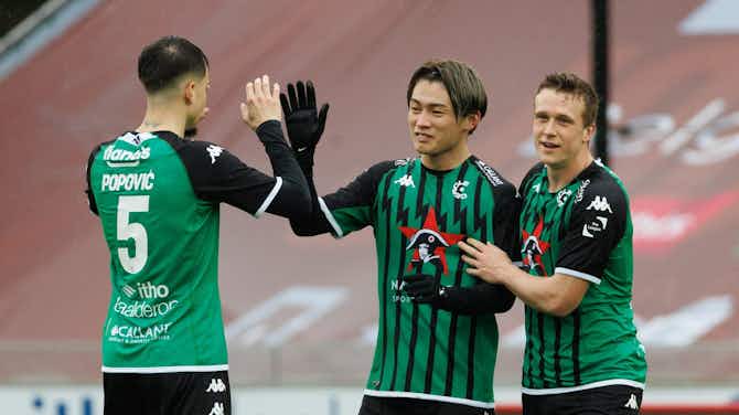 Preview image for Ayase Ueda hits 15 goals for the season as Cercle Brugge handle Kortrijk at home
