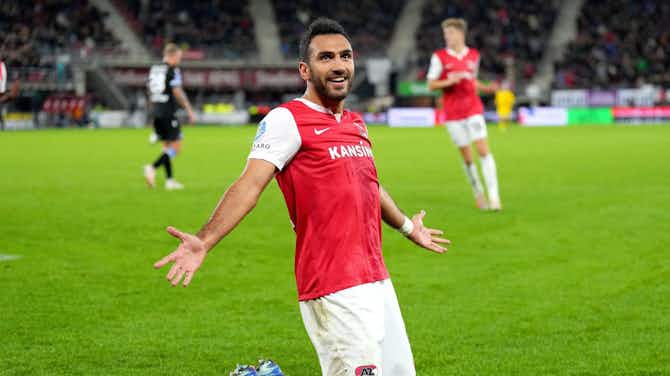 Preview image for Vangelis Pavlidis scores twice for AZ Alkmaar to take his tally up to eighteen goals in the Eredivisie