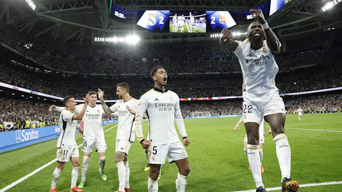 Preview image for Bellingham, Rüdiger & more: Real Madrid stars clinch first-ever league title with La Liga win