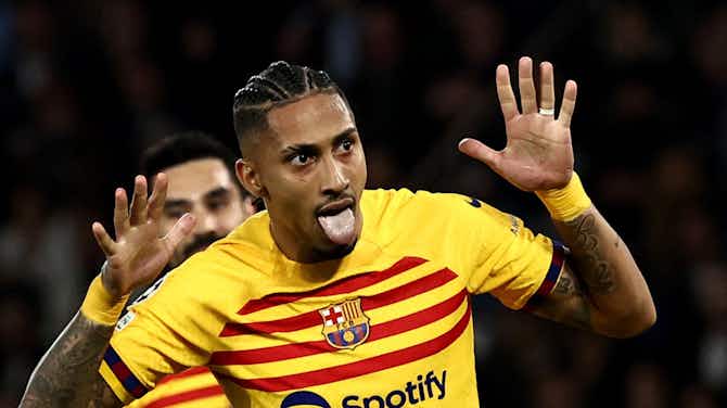 Preview image for Neymar responds to Barcelona star Raphinha’s gesture vs PSG