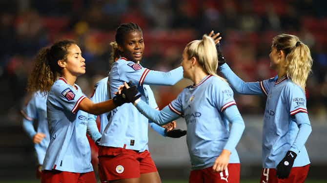 Preview image for Man City keep pressure on WSL top three with win over Leicester