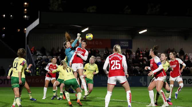 Preview image for Conti Cup: Lotte Wubben-Moy shines in Arsenal win