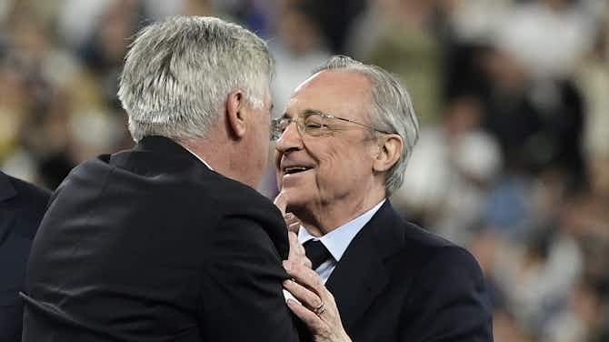 Anteprima immagine per Real, Florentino Perez: “Ci sarà un motivo se Ancelotti ha vinto 4 Champions. Mbappé già dimenticato”