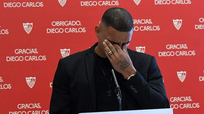 Imagem de visualização para Diego Carlos, às lágrimas: “Queria me despedir pessoalmente, o Sevilla não merecia um adeus por redes sociais”