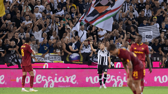 Imagem de visualização para Com show de horrores da sua defesa, Roma leva uma sapatada da Udinese: 4 a 0