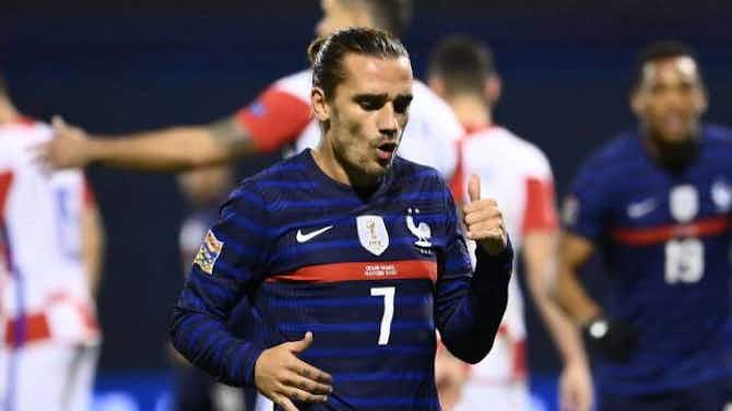Preview image for Antoine Griezmann aims sly dig at manager after goal-scoring display for France