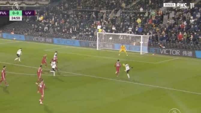 Preview image for (Video) Bobby Reid gives Fulham shock lead against Liverpool with pile driving strike