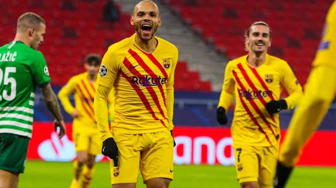 Preview image for WATCH: Martin Braithwaite denied as Levante hold Barcelona at half time