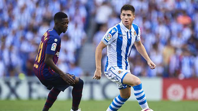 Preview image for Watch: Igor Zubeldia sets up nervous finish by pulling one back for Real Sociedad at Atletico Madrid
