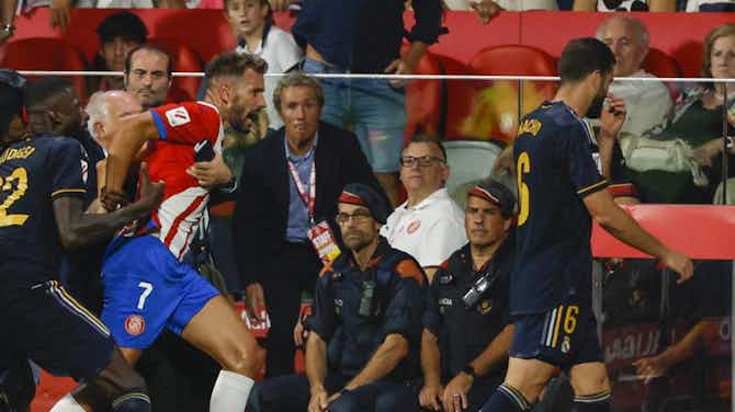 Preview image for Real Madrid captain Nacho Fernandez issues apology after horror challenge during Girona victory