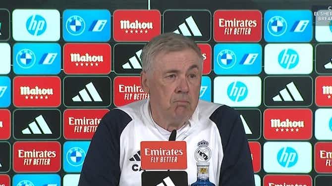 Preview image for Carlo Ancelotti reveals 3starters for Real Madrid clash but rules Thibaut Courtois out of Bayern Munich