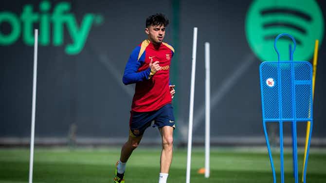 Preview image for Pedri back in training after injury, Barcelona star aiming to return for Paris Saint-Germain showdown