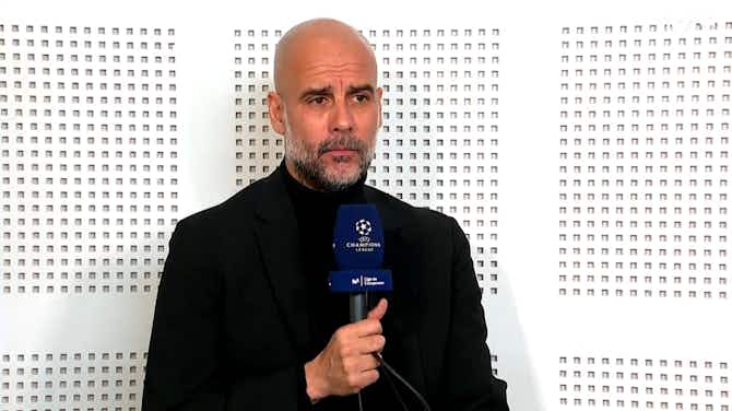 Preview image for WATCH: Pep Guardiola takes issue with question over provoking Vinicius Junior