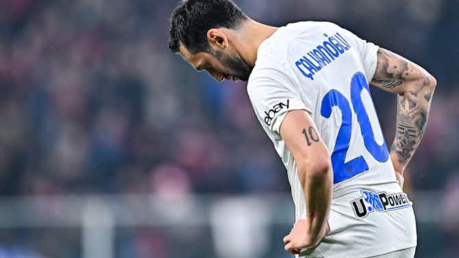 Preview image for Inter confirm muscle issue for key midfielder Calhanoglu