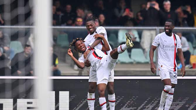 Preview image for Leao’s message to Chukwueze, Okafor jokes with Pulisic – Reactions to Milan’s win over Verona