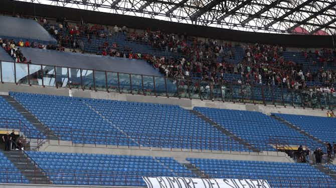 Preview image for Picture: Milan ultras leave Curva Sud empty in final 10 minutes vs. Genoa