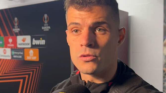 Preview image for WATCH: Xhaka says he still supports Arsenal and believes they ‘deserve to win a trophy’