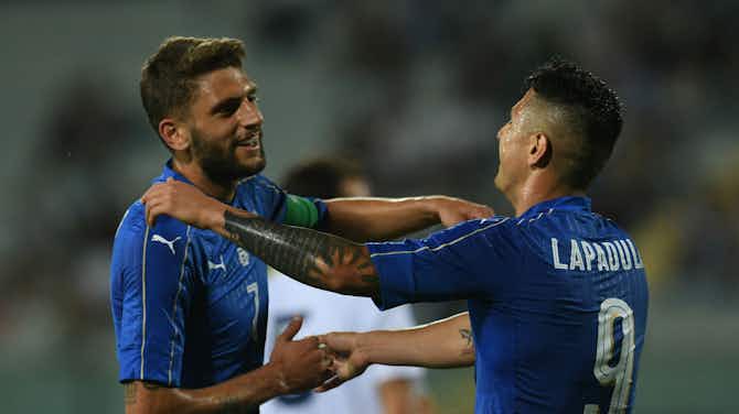 Preview image for Italy 8 San Marino 0: Lapadula nets hat-trick as Azzurri debutants cruise