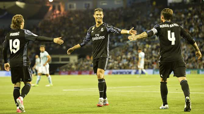 Preview image for Celta Vigo 1 Real Madrid 4: Ronaldo double helps Zidane's men to within a point of LaLiga title